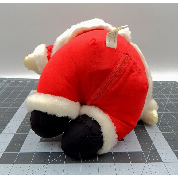 Musical Santa Claus Nylon Parachute Christmas Tree 10 Inch Plays Partial Songs - Picture 5 of 9